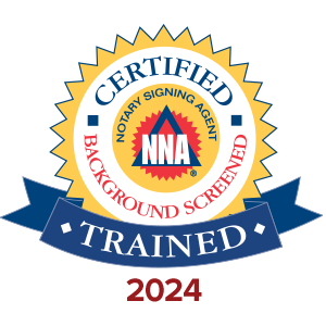 Certified Notary Signing Agent - Background Screened 2024