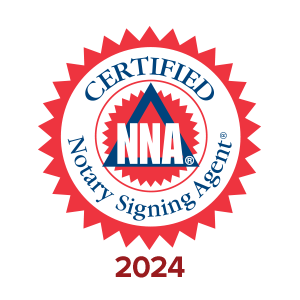 Certified Notary Signing Agent NNA 2024